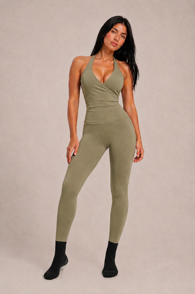 Olive sculpt legging